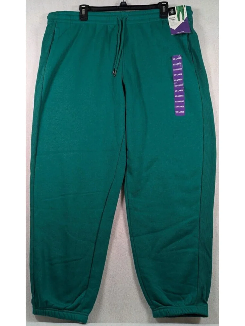 Member's Mark - Men's - Green Classic Fit - Pocket Tech Fleece Pants - Size XXL